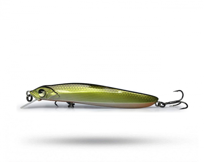 Lurefans Air Fang No. 9 - Olive Shad i gruppen Fiskedrag / Abborrwobbler hos Örebro Fiske & Outdoor AB (BOB-00-0396)