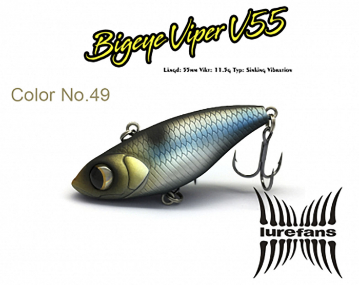 Lurefans Big Eye Viper 55 No. 49 i gruppen Fiskedrag / Vibrationsbeten hos Örebro Fiske & Outdoor AB (BOB-00-0443)