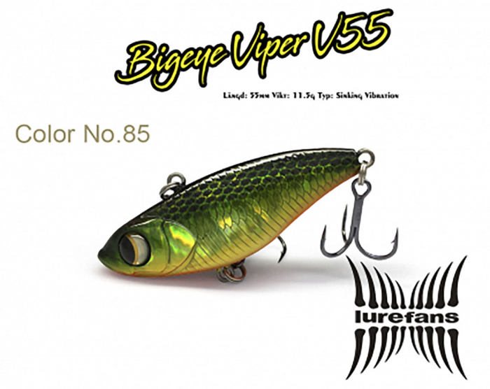 Lurefans Big Eye Viper 55 No. 85 i gruppen Fiskedrag / Vibrationsbeten hos Örebro Fiske & Outdoor AB (BOB-00-0444)