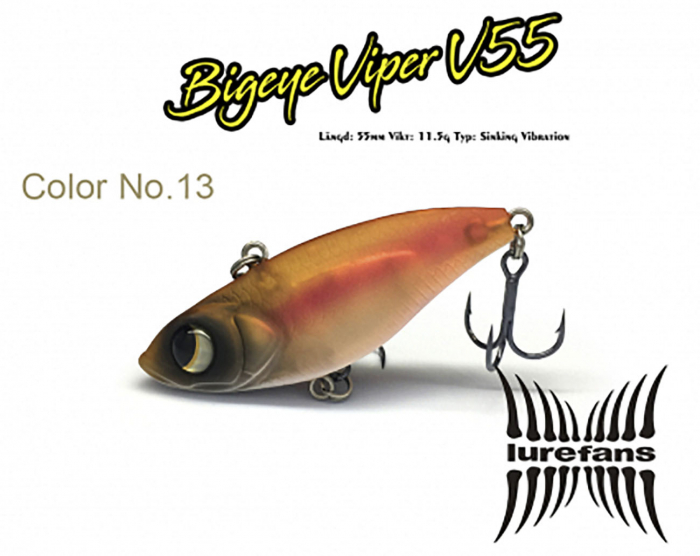 Lurefans Big Eye Viper 55 No. 13 i gruppen Fiskedrag / Vibrationsbeten hos Örebro Fiske & Outdoor AB (BOB-00-0447)