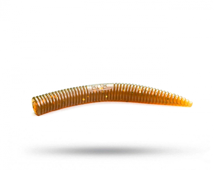 Bite Of Bleak Nazeebo Worm 10cm (8-pack) - MotorOil Glitter i gruppen Fiskedrag / NED Beten , Maskar & Stickbaits hos Örebro Fiske & Outdoor AB (BOB-00-0967)