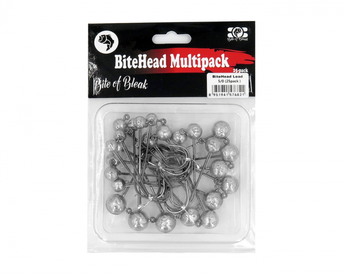 Bite Of Bleak Bitehead Mix Multi-pack (25-Pack) - 3/0 i gruppen Krok & Småplock / Jiggskallar hos Örebro Fiske & Outdoor AB (BOB-00-0630)