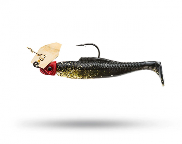 Z-Man Diezel Chatterbait 1/4 Oz (7 Gr) - Gold Rush (Gold Blade/Red Head) i gruppen Fiskedrag / Chatterbaits, Jigs & Bladed Jigs hos Örebro Fiske & Outdoor AB (CBD14-03)