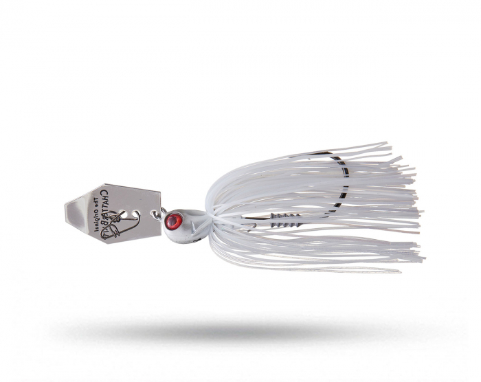 Z-Man ChatterBait® Elite EVO™  - White i gruppen Fiskedrag / Chatterbaits, Jigs & Bladed Jigs hos Örebro Fiske & Outdoor AB (CBEV12-01)
