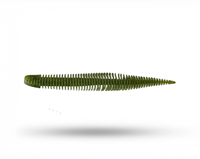 Geecrack Bellows Stick Floating Elastomer 3,8'' 9,7 cm - Watermelon Seed i gruppen Fiskedrag / NED Beten , Maskar & Stickbaits hos Örebro Fiske & Outdoor AB (EBSTICK38-006)