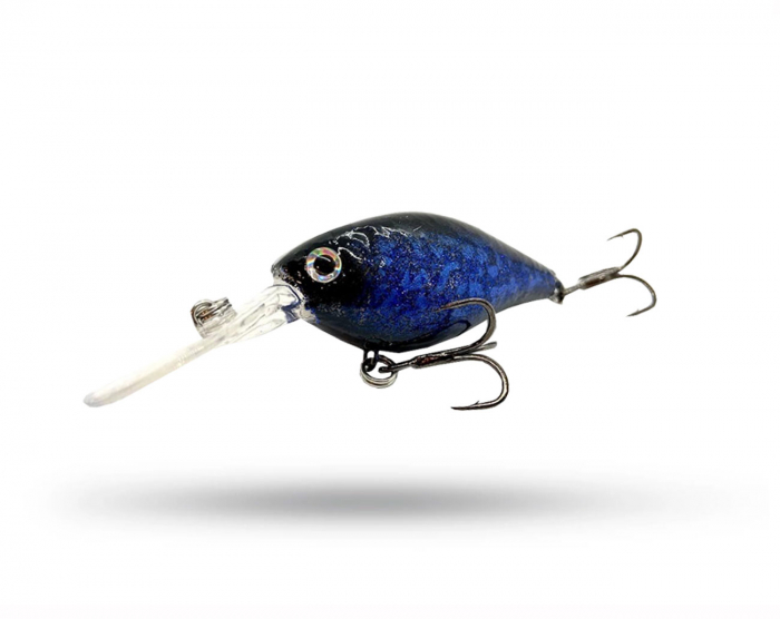 Strike Pro Cranky X 5 cm Deep A5 Custom - Smurfen i gruppen Fiskedrag / Abborrwobbler hos Örebro Fiske & Outdoor AB (EG165L-ZGF07)