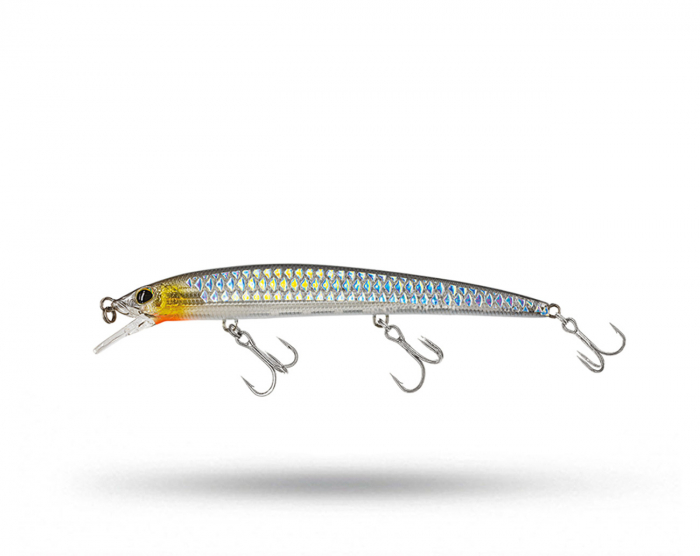 Molix Finder Jerk Evo 110 - Silver Ghost Scales i gruppen Fiskedrag / Abborrwobbler hos Örebro Fiske & Outdoor AB (FJE110SP-529)