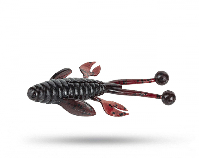 Molix Freaky Flex 7,5 cm 6-pack - Dark Red Black Flake i gruppen Fiskedrag / Kräftor & Creaturebaits hos Örebro Fiske & Outdoor AB (FRFX-03)