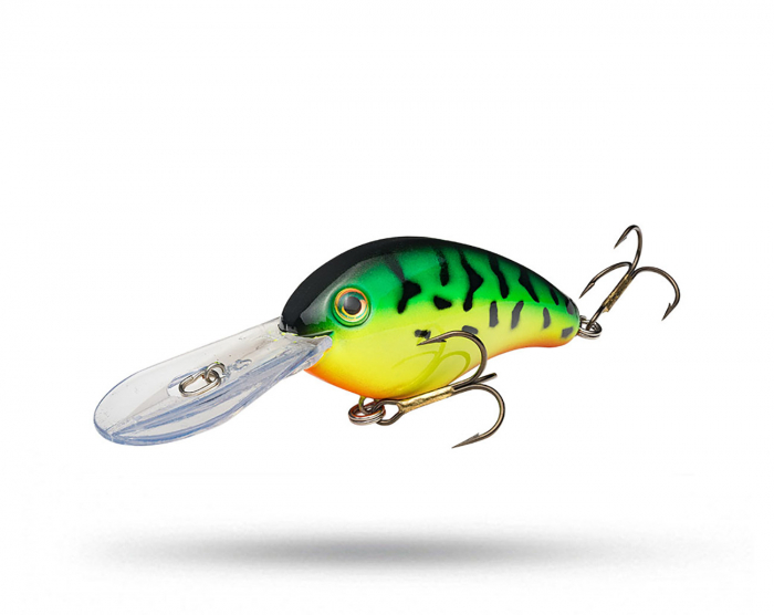 Strike King Pro-Model Series 4 Floating 11cm, 15,9g - Fire Tiger i gruppen Fiskedrag / Abborrwobbler hos Örebro Fiske & Outdoor AB (HC4-513)