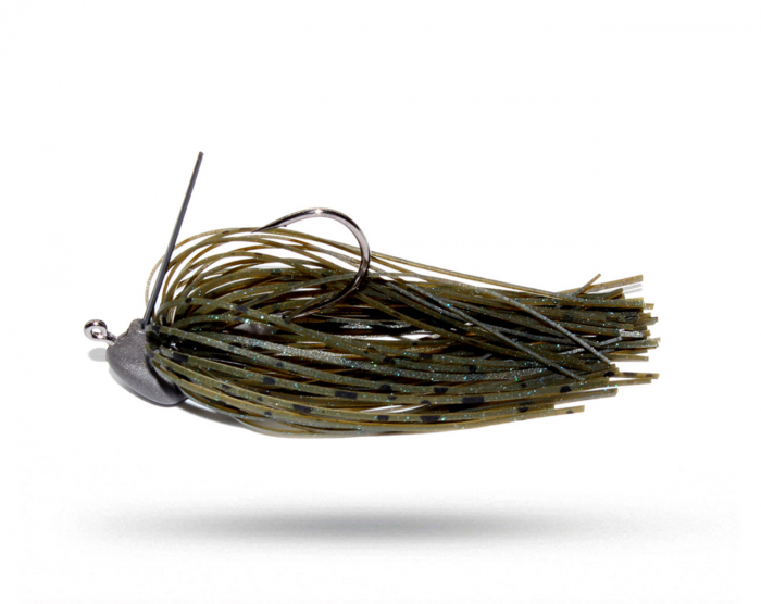 HideUp Slide Fall Jig 5 gr - Green Pumpkin Blue Flake i gruppen Fiskedrag / Chatterbaits, Jigs & Bladed Jigs hos Örebro Fiske & Outdoor AB (HUSFJ003)