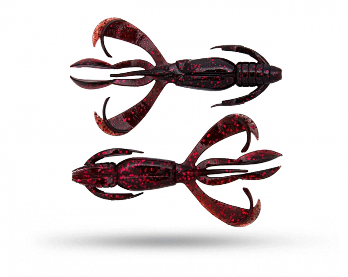 Keitech Crazy Flapper 7 cm - Black Cherry i gruppen Fiskedrag / Abborre & Gösjigg hos Örebro Fiske & Outdoor AB (KEI-28-CF-411)