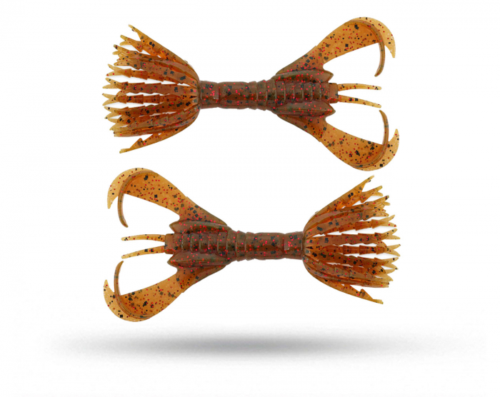 Keitech Hyper Spider 8 cm - MotorOil Red PP i gruppen Fiskedrag / Kräftor & Creaturebaits hos Örebro Fiske & Outdoor AB (KEI-32HSP-CT17)