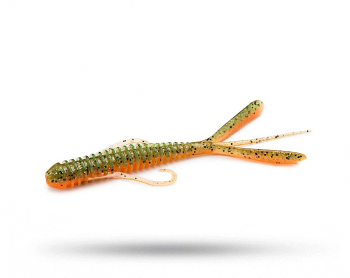 Keitech Hog Impact 8,9 cm - Fire Tiger i gruppen Fiskedrag / Kräftor & Creaturebaits hos Örebro Fiske & Outdoor AB (KEI-5830449)