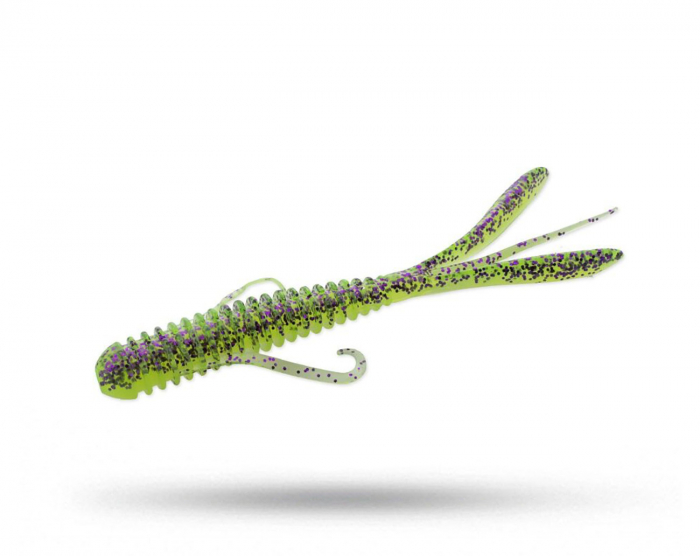 Keitech Hog Impact 8,9 cm - Purple Chartreuse i gruppen Fiskedrag / Kräftor & Creaturebaits hos Örebro Fiske & Outdoor AB (KEI-5835BA03)