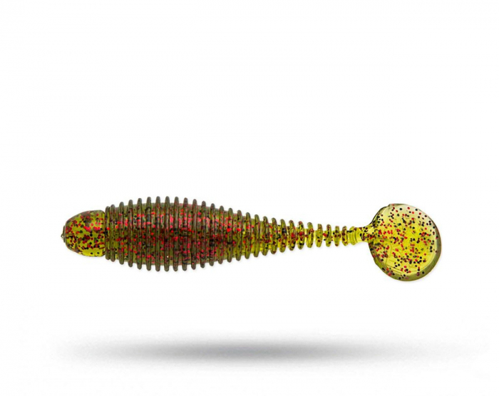 Lunker City Grubster 7 cm - Watermelon Red Flake i gruppen Fiskedrag / NED Beten , Maskar & Stickbaits hos Örebro Fiske & Outdoor AB (LC-87144)