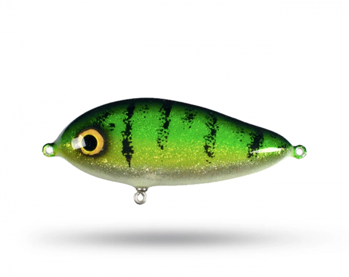 Lovely Lures Roky Electric Green i gruppen Fiskedrag / Jerkbaits hos Örebro Fiske & Outdoor AB (LL-Roky-05)