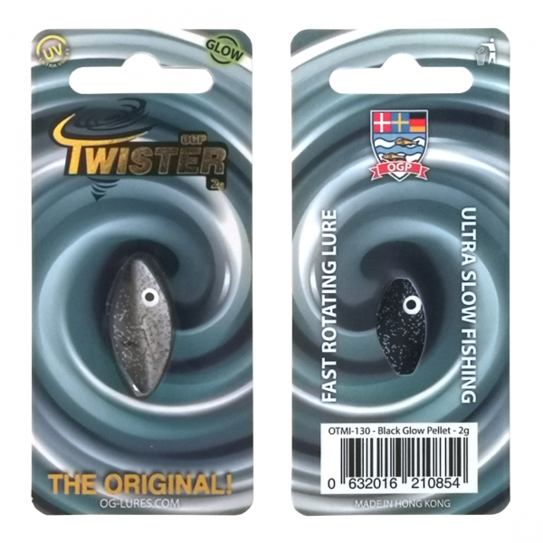 Twister - Black Glow Pellet - 2 g i gruppen Fiskedrag / Skeddrag hos Örebro Fiske & Outdoor AB (OTMI-030)