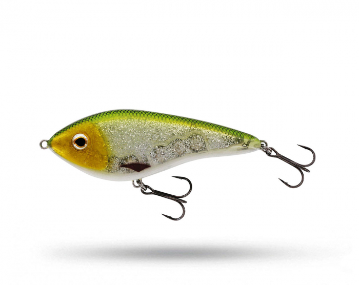  Westin Swim Glidebait 10cm Sinking 3D Green Headlight i gruppen Fiskedrag / Swimbaits hos Örebro Fiske & Outdoor AB (P036-543-011)