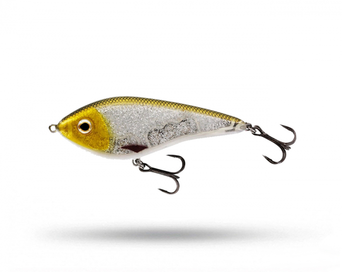  Westin Swim Glidebait 10cm Sinking 3D Gold Headlight i gruppen Fiskedrag / Swimbaits hos Örebro Fiske & Outdoor AB (P036-544-011)