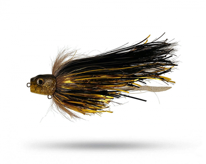 Westin Monsterfly Slow Sink 22cm, 44g - Gold Rain i gruppen Fiskedrag / Mustache Rigs & Miuras hos Örebro Fiske & Outdoor AB (P303-1438-311)