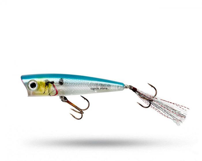 Rebel Premium Pop-R - Blue Silver i gruppen Fiskedrag / Ytbeten och Poppers hos Örebro Fiske & Outdoor AB (P66-ZBD-R)