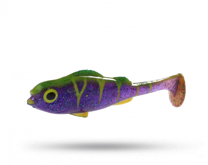 Mikado Real Fish Perch-Magic Violet i gruppen Fiskedrag / Abborre & Gösjigg hos Örebro Fiske & Outdoor AB (PMRFP-8-MAGIC)