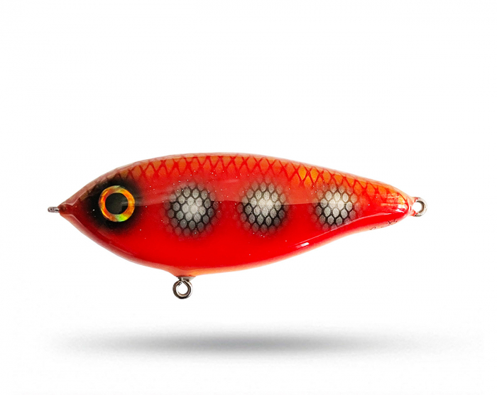 Gnarly Baits Pokey - Red Retro Perch i gruppen Fiskedrag / Jerkbaits hos Örebro Fiske & Outdoor AB (Pokey-RedRetro)