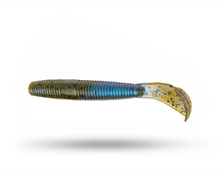 Strike King Rage Ned Cut-R Worm 7,5cm (9-pack) - Blue Craw i gruppen Fiskedrag / Kräftor & Creaturebaits hos Örebro Fiske & Outdoor AB (RGNCUTR-108)