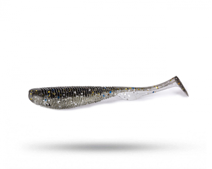 Molix RA Shad 3,5'', 9cm (6-pack) - UV Ghost Blue Gill i gruppen Fiskedrag / Abborre & Gösjigg hos Örebro Fiske & Outdoor AB (RSH35-473)