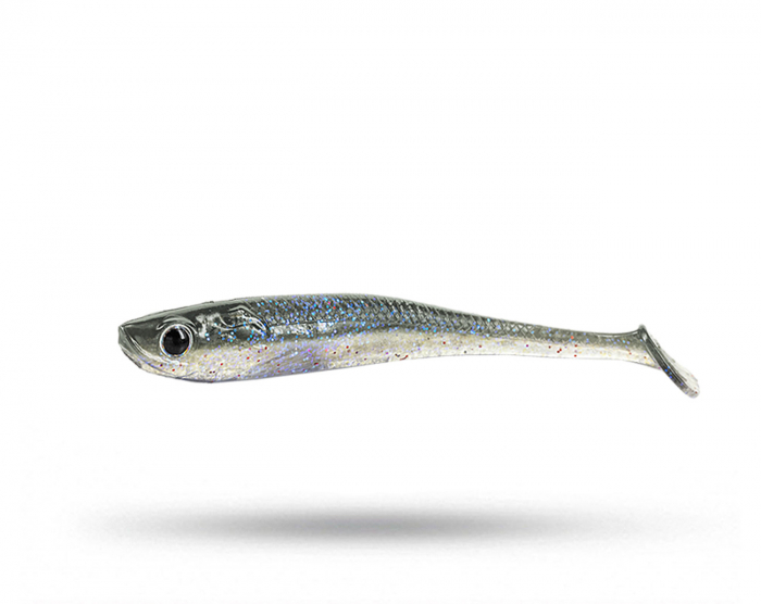 Molix RT Shad 4¨ Slim - Clear Chart-Multicolor Flake i gruppen Fiskedrag / Abborre & Gösjigg hos Örebro Fiske & Outdoor AB (RTS4S-148)