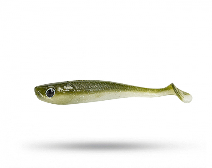 Molix RT Shad 4¨ Slim - Green Herring i gruppen Fiskedrag / Abborre & Gösjigg hos Örebro Fiske & Outdoor AB (RTS4S-649)