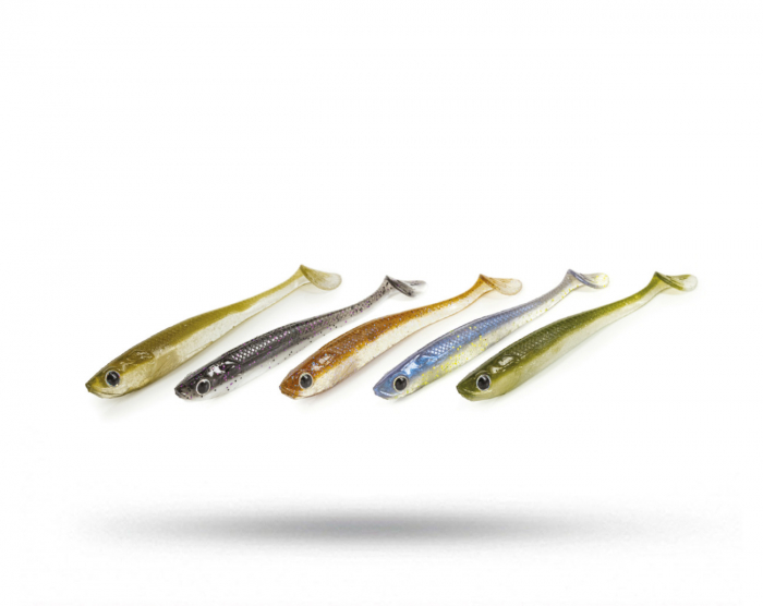 Molix RT Shad 4¨ Slim - Mix Pack 2 i gruppen Fiskedrag / Abborre & Gösjigg hos Örebro Fiske & Outdoor AB (RTS4S-MP2)