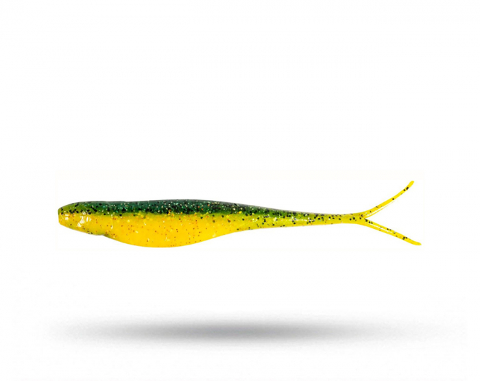 Z-Man Scented Jerk Shad 10 cm - Pro Yellow Perch i gruppen Fiskedrag / Abborre & Gösjigg hos Örebro Fiske & Outdoor AB (SJS4-375PK5)