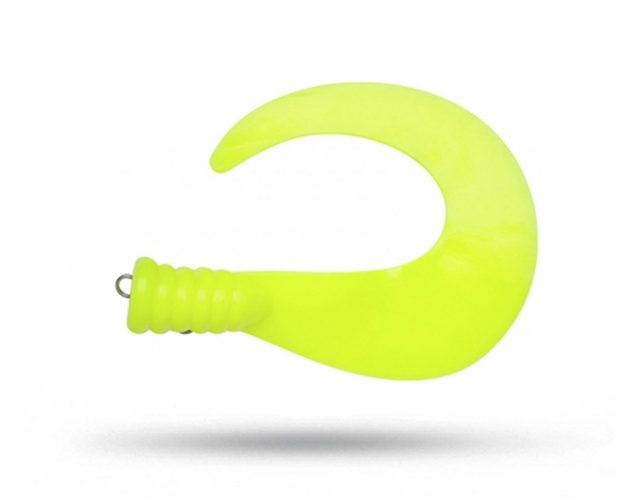 SvartZonker BigTail 2-pack Fluo Yellow i gruppen Fiskedrag / Extra Tailar & Paddlar hos Örebro Fiske & Outdoor AB (SZ101111)