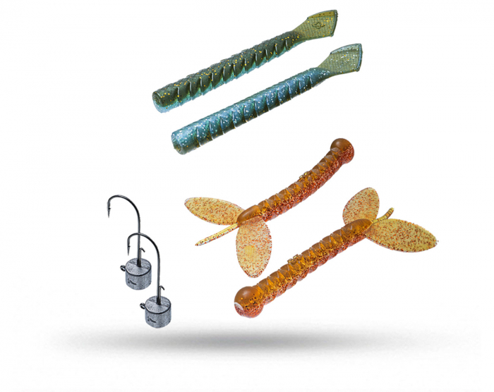 SvartZonker Ned Starter Kit Surpreme i gruppen Fiskedrag / NED Beten , Maskar & Stickbaits hos Örebro Fiske & Outdoor AB (SZ NED Surpreme Kit)