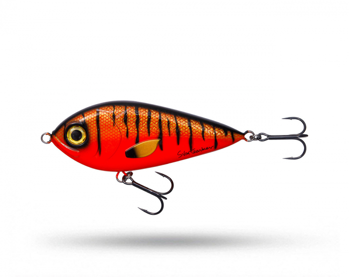 SvartZonker Squarepusher Swim 12,5 cm 73 gr - Red Tiger i gruppen Fiskedrag / Swimbaits hos Örebro Fiske & Outdoor AB (SZ118502)
