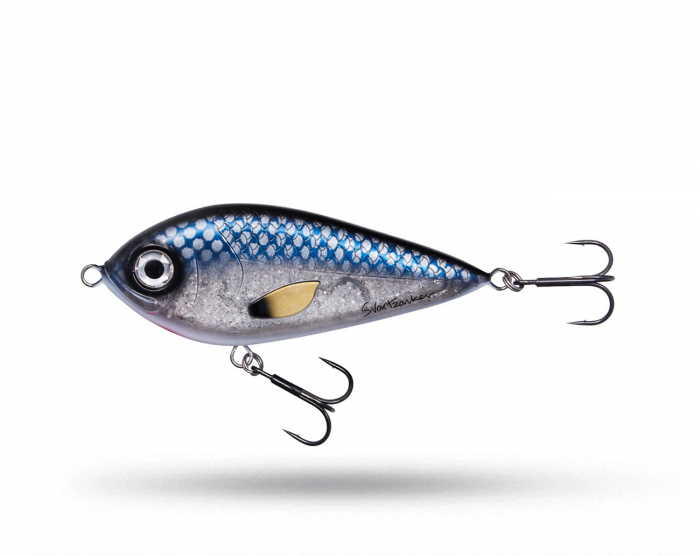 SvartZonker Squarepusher Swim 12,5 cm 73 gr - Steel Blue i gruppen Fiskedrag / Swimbaits hos Örebro Fiske & Outdoor AB (SZ118506)