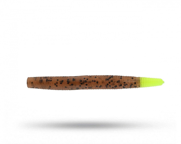 Yum Dinger 3 inch - Carolina Pumpkin Chartreuse i gruppen Fiskedrag hos Örebro Fiske & Outdoor AB (YDG3-29)