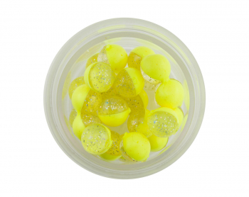 Powerbait® Power Eggs® Floating Magnum - Clear Silver Fluo Yellow
