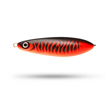 Rapala Rattlin Minnow Spoon 8 CM  - Matte Black Red UV