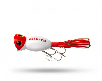 Arbogast Hula Popper - Red Head