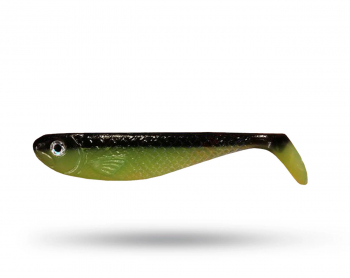 Esox Gear Boon Shad - Black Chartreuse