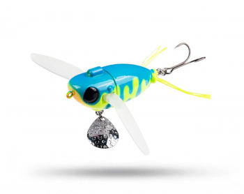 Jackall Nazzy Crawler - Chartreuse Blue Drip