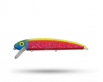 Musky Mania Tackle Jake 10 tum - Electric Glitter Clown