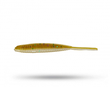 Gary Yamamota Shad Shape Worm - Crystal Clear Belly Laminate