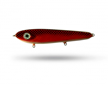 Hoosier Rattling Baitfish Glider - Red Black
