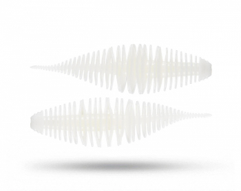 Geecrack Bellows Shad 2.8'' - White