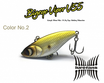 Lurefans Big Eye Viper 55 No. 2