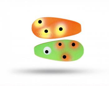 OGP Bulldog Inline 6 gr - Black Orange Clown UV Glow