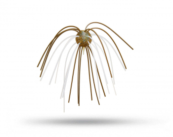 Imo Kemushi Cue Bomb 1" - Brown White